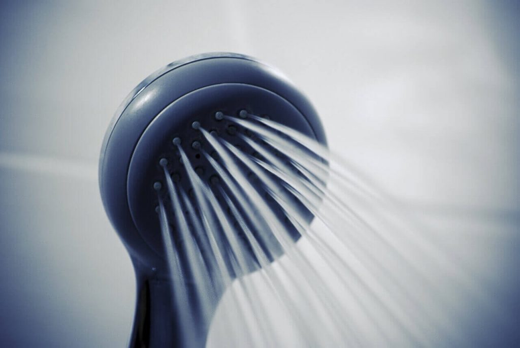 Shower head running